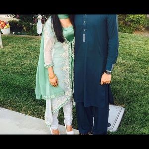 Formal Pakistani Hi Low dress clothes
